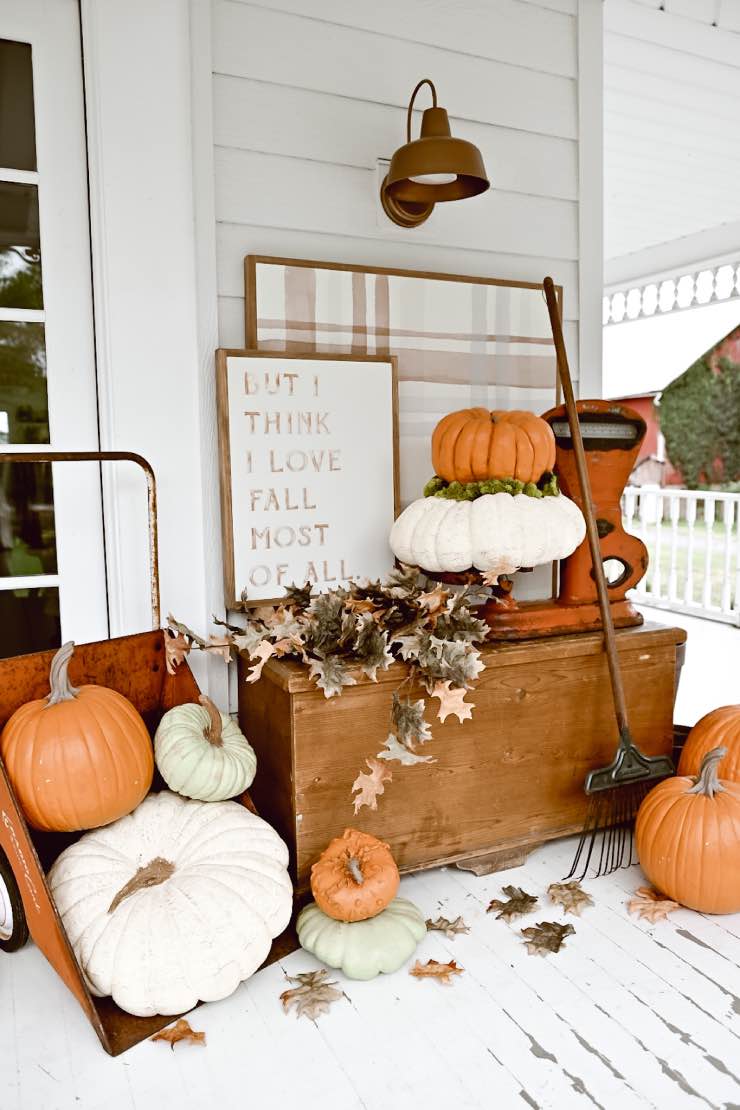 Exterior Fall Decor – Enhance a Entrance Porch for Fall! • The Yard Glove