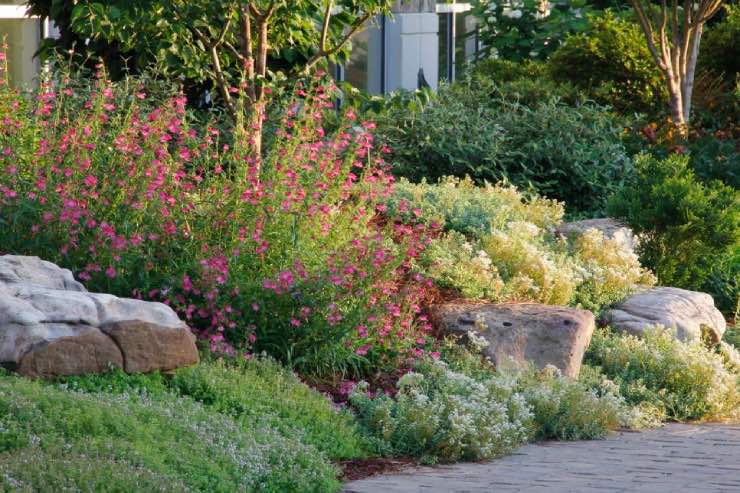 Beautiful Rock Yard Concepts for Landscaping on a Slope • The Yard Glove