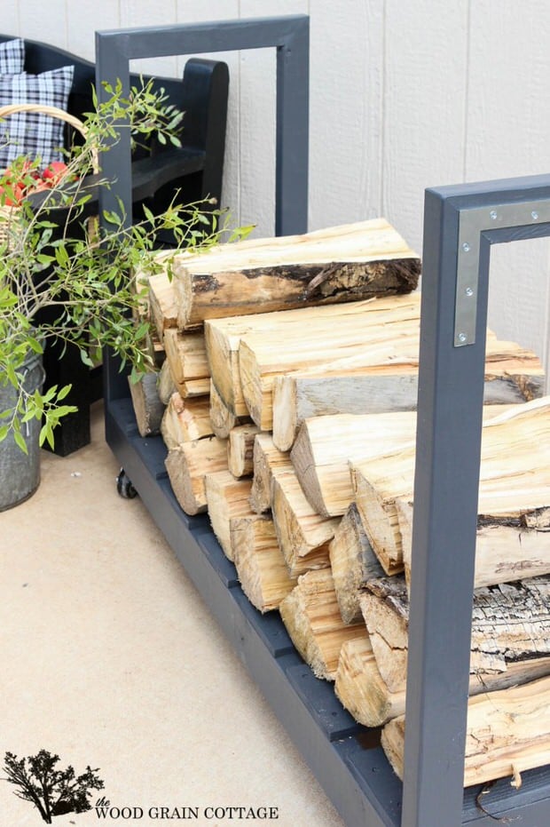 20 Nice Simple DIY Firewood Racks • The Yard Glove