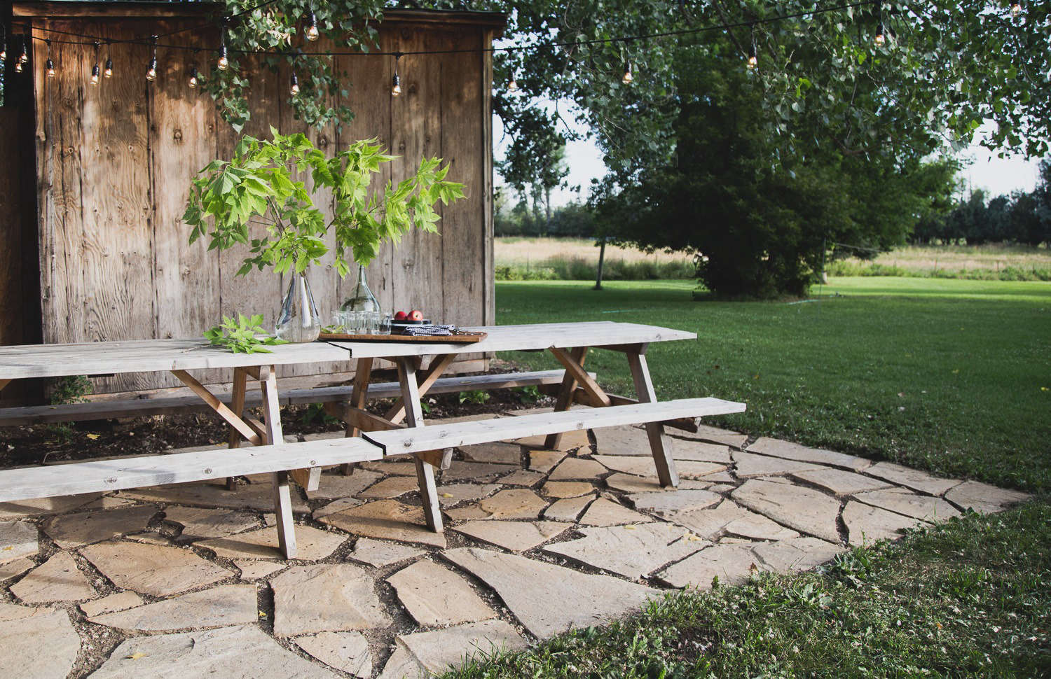 DIY 0 flagstone terrace patio